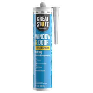 Window and Door 10.1 fl. oz. Gray Hybrid Polymer Sealant Caulk