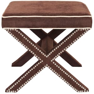 Palmer Brown Accent Ottoman