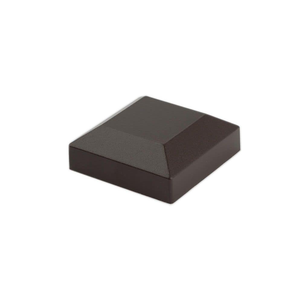 2-1/2 in. x 2-1/2 in. Weathered Brown Aluminum Post Cap price history on PriceWatchPro