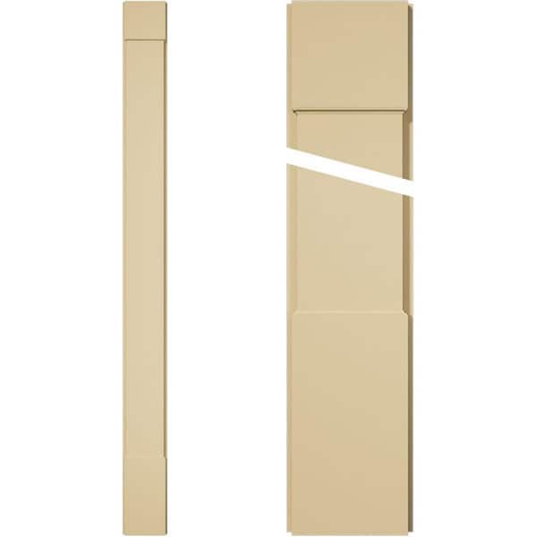 Ekena Millwork 2 in. D x 9 in. W x 108 in. L Primed Polyurethane Pilaster 1- Pack