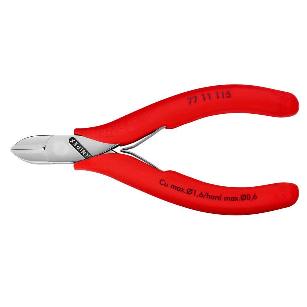 KNIPEX 4.5 in. Electronics Diagonal Cutters 77 11 115 - The Home Depot
