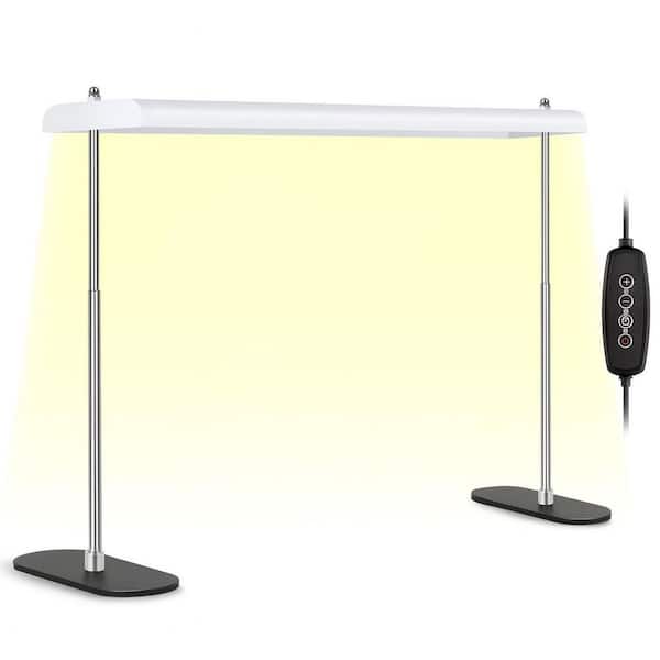 21.65 in. LED Grow Light Stand with Adjustable Height, 6 Dimming Levels and 4/8/12H Timer for Indoor Plants