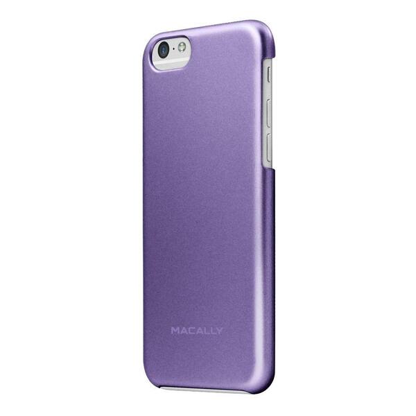 Macally Metallic Snap-On Case Designed for the iPhone 6 - Purple