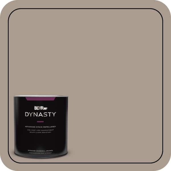 BEHR DYNASTY 1 qt. #N210-4 Espresso Martini One-Coat Hide Eggshell Enamel Interior Stain-Blocking Paint and Primer