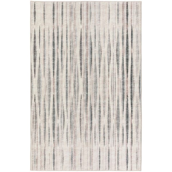 3 x 5 Ivory Ombre Runner Rug