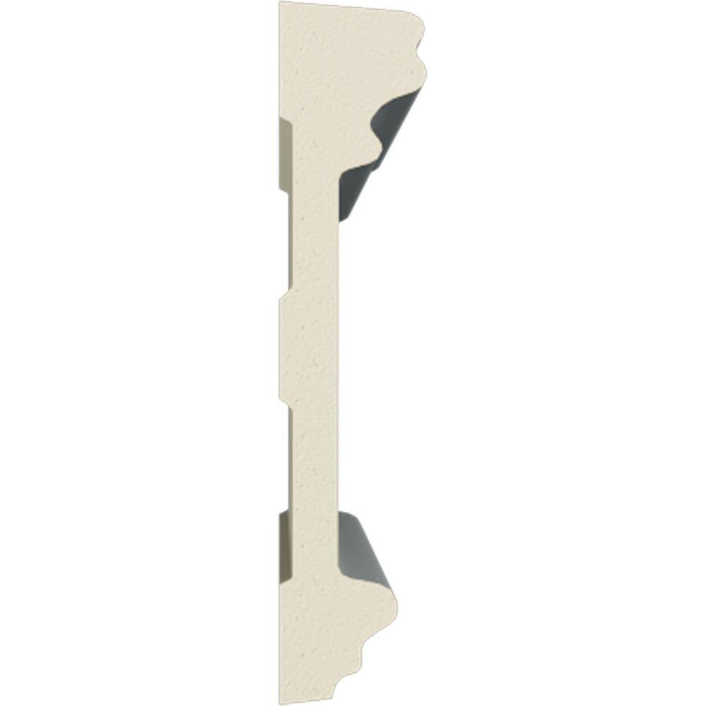 Gray Primed Urethane Geometric Chair Rail Moulding