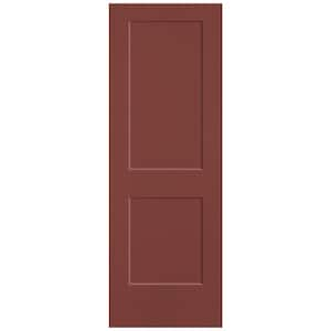 28 in. x 80 in. 2-Panel Logan Single Bore Hollow Core Red Bluff Molded Composite Interior Door Slab