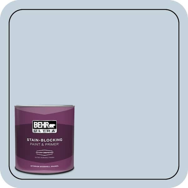 BEHR ULTRA 1 qt. #570E-2 Velvet Sky Extra Durable Eggshell Enamel Interior Paint & Primer