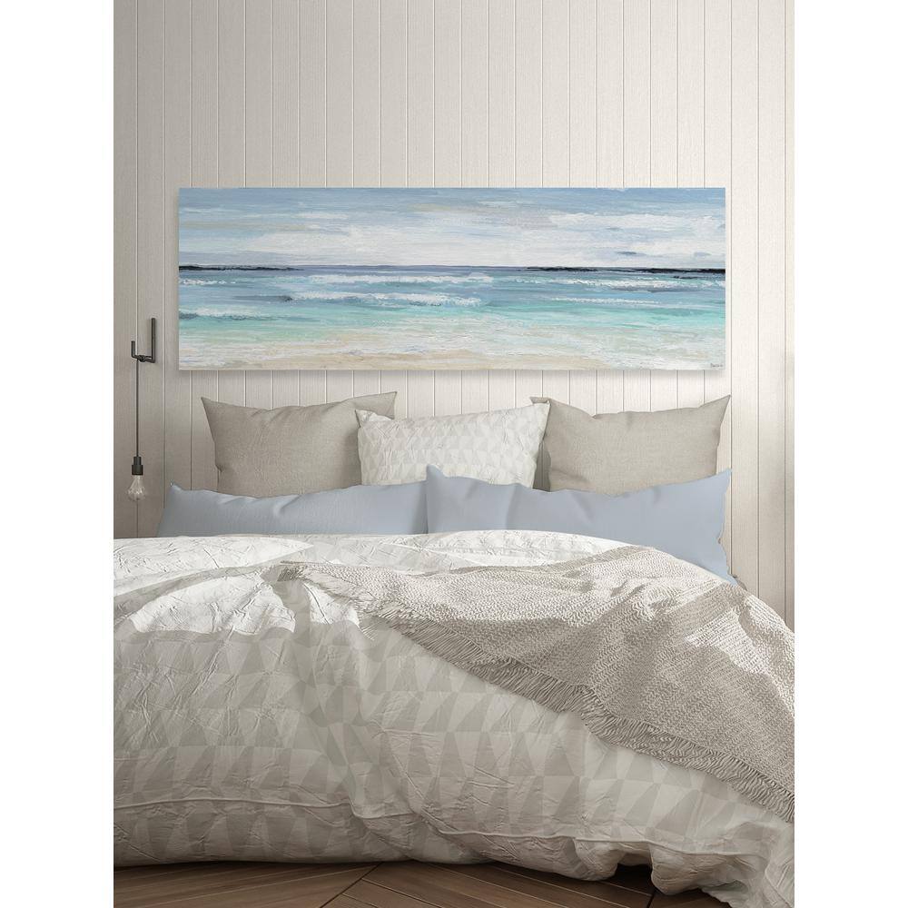 Crashing Ocean Waves Panoramic Canvas Wall Art