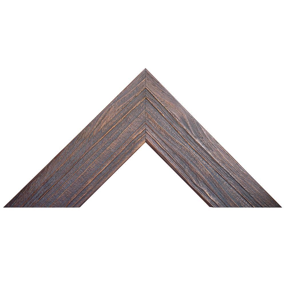 Mocha Modern Rustic Large Wooden Vanity Mirror 32.75" x 50.75"