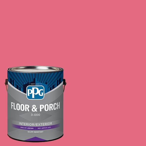 PPG 1 gal. PPG1184-5 Cherry Brandy Satin Interior/Exterior Floor and Porch Paint