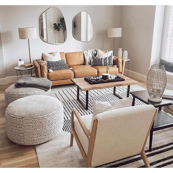 Angus Black/Charcoal/Light Gray 5 ft. x 7 ft. Area Rug