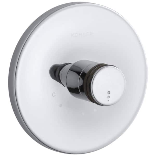 KOHLER MasterShower 1-Handle Thermostatic Valve Trim Kit in Polished Chrome (Valve Not Included)