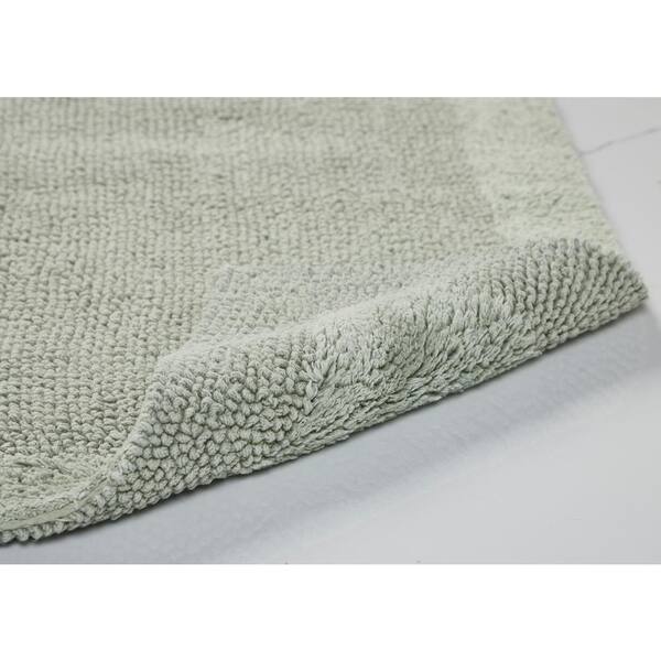 Better Trends Edge Collection Green 100% Cotton Rectangle 3-Piece Bath Rug Set