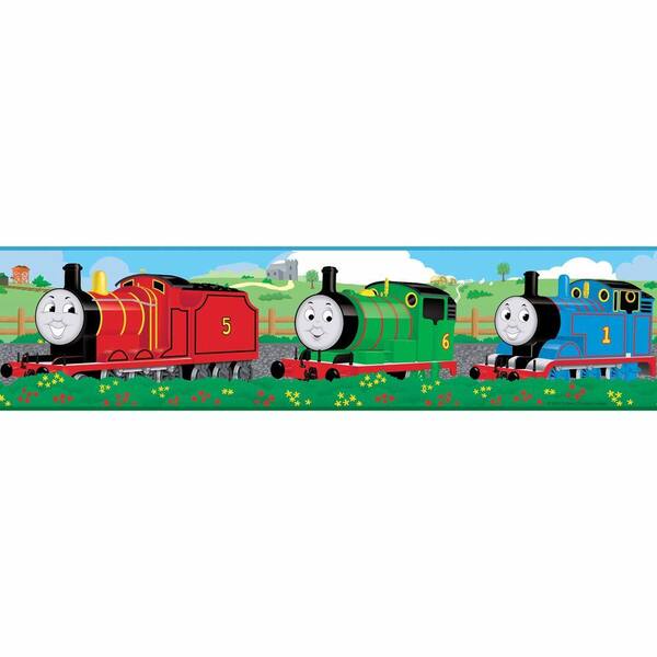 RoomMates Thomas and Friends Peel and Stick Wallpaper Border