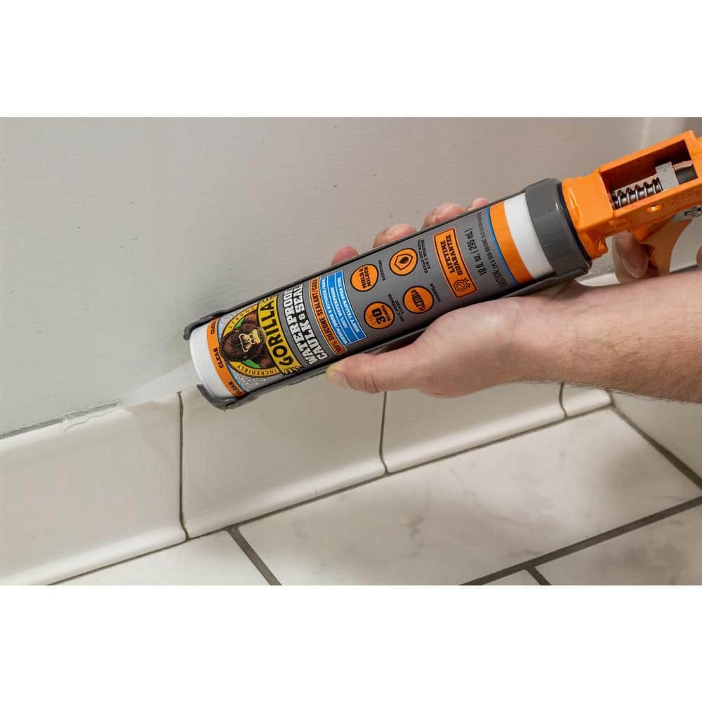Clear Silicone Waterproof Caulk & Sealant Pack of 12