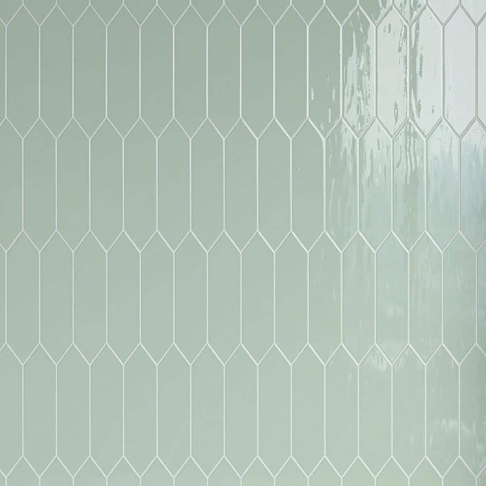 Atlanta Jade 2.95 in. X 11.81 in. Glossy Ceramic Picket Wall Tile (8.07 sq. ft. /Case) price history on PriceWatchPro