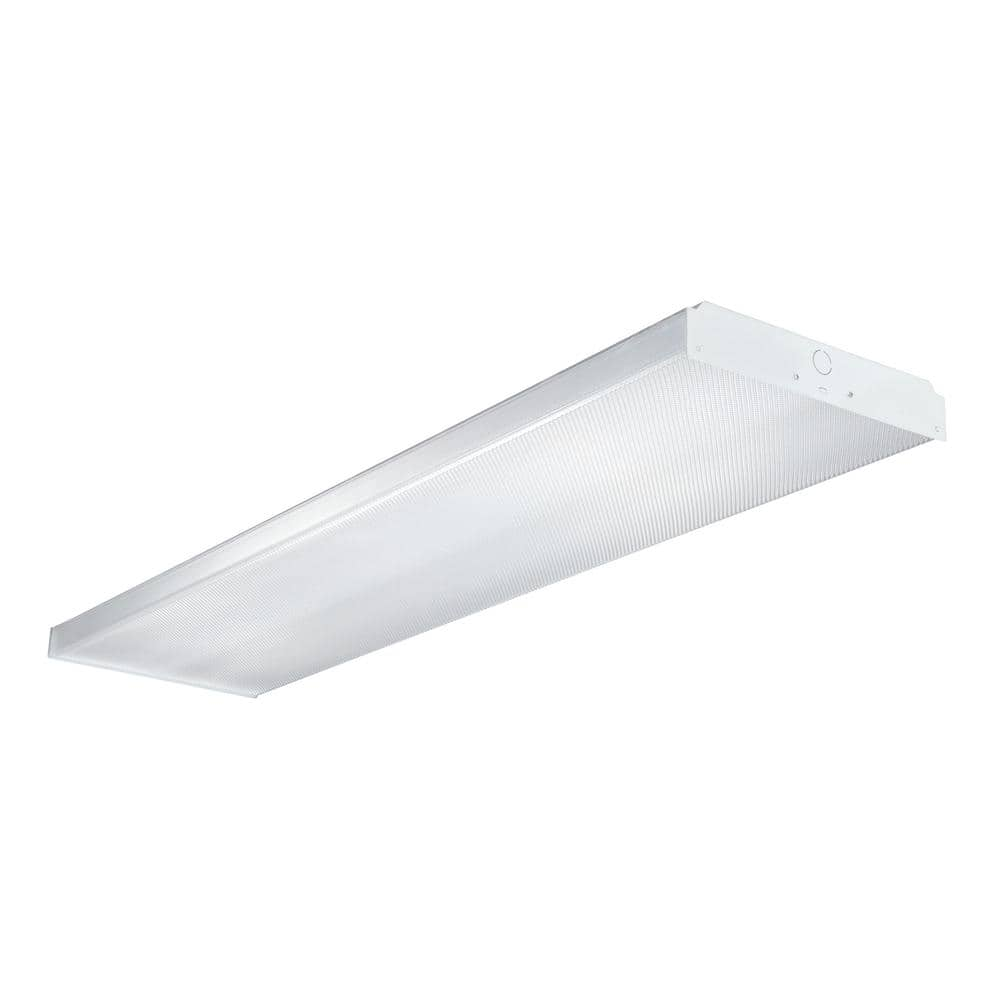 UPC 080083516476 product image for 4 ft. White 2-Light Residential Fluorescent Wraparound Light | upcitemdb.com