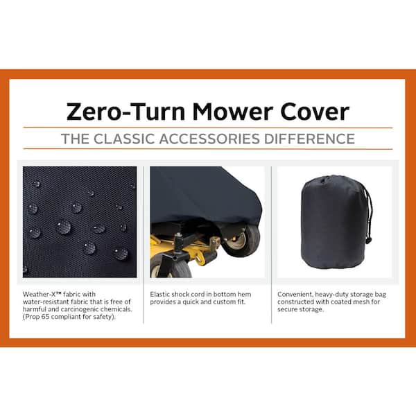 Zero turn best sale mower cover 61