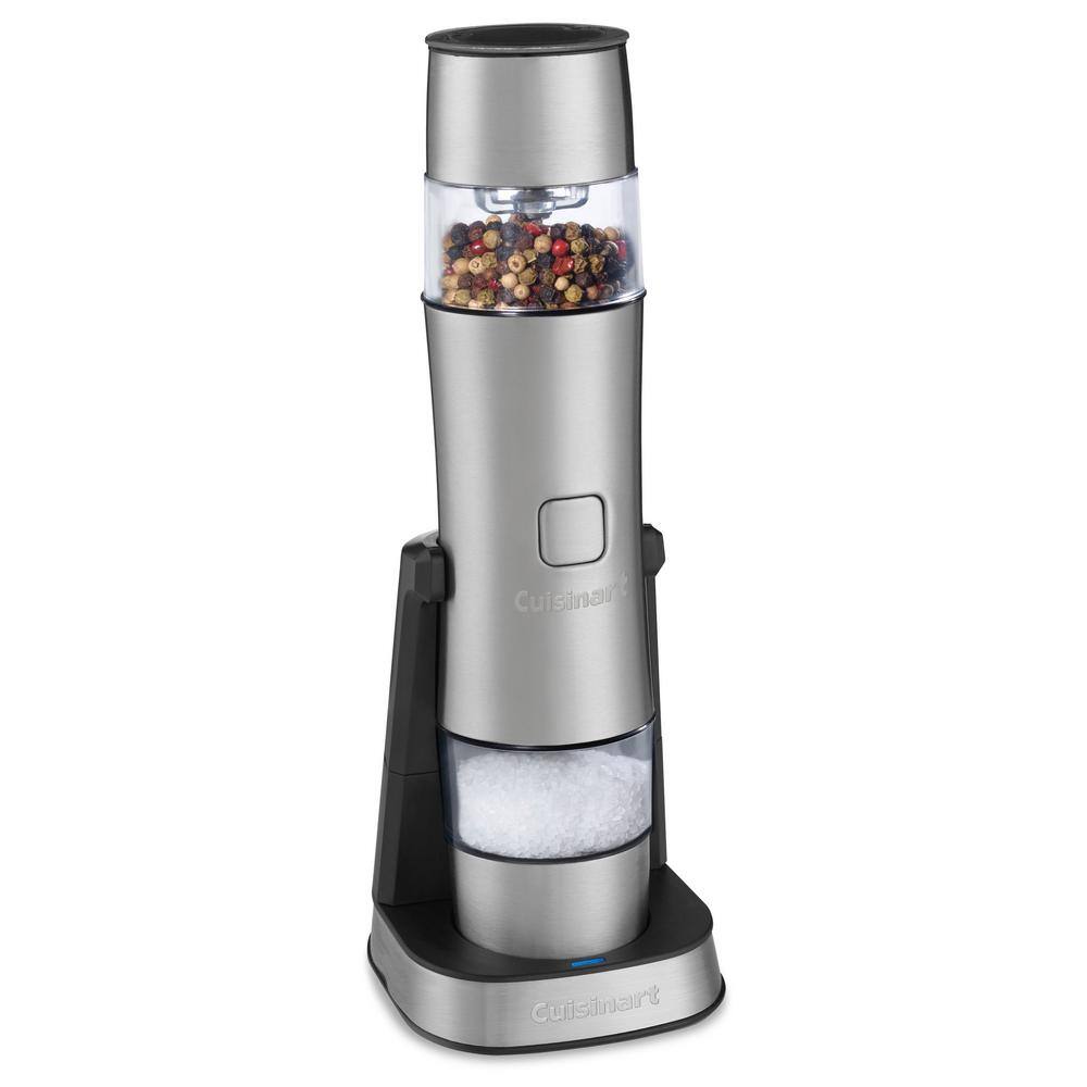 Stainless Steel Rechargeable Salt, Pepper, and Spice Mill