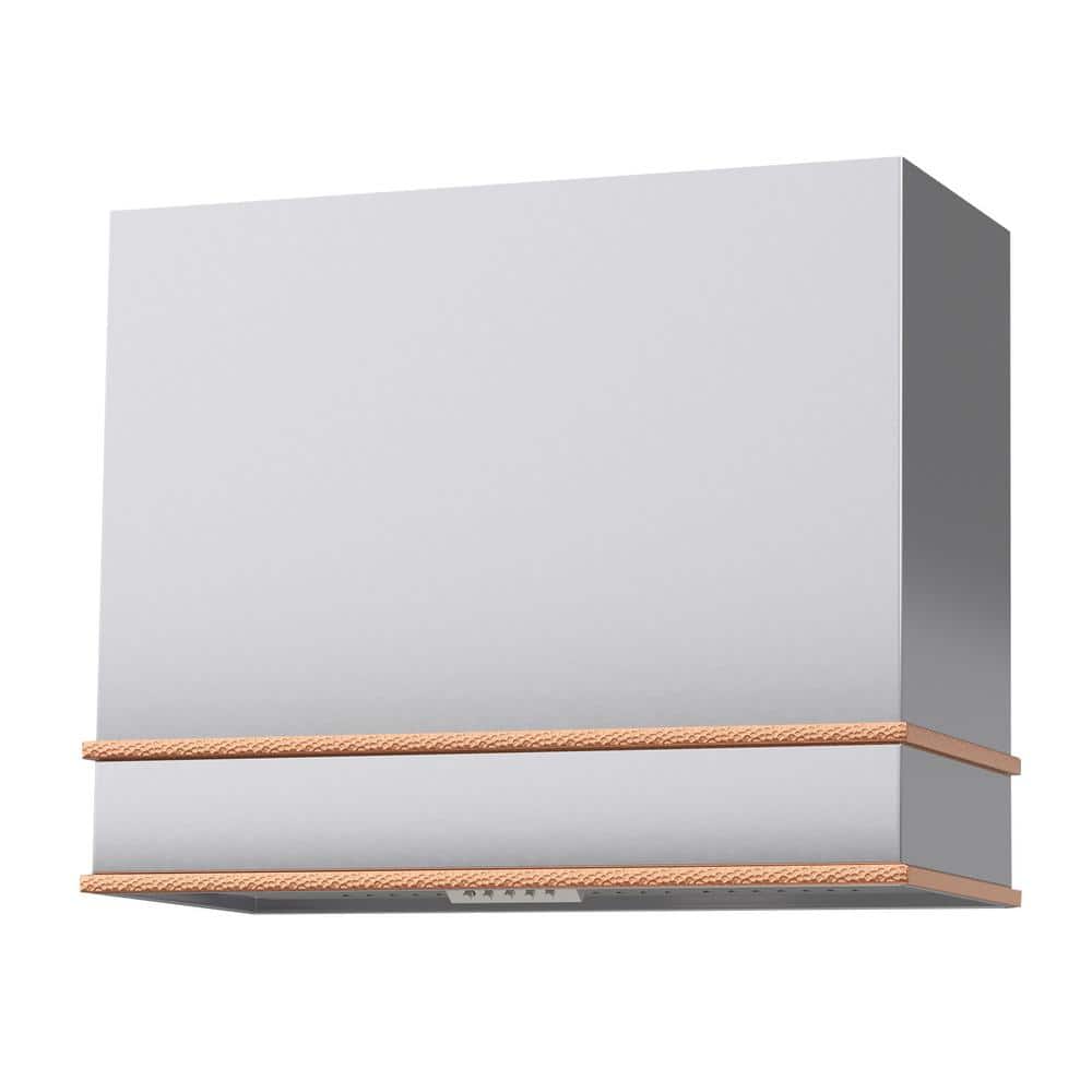 36 in Stainless Steel Range Hood with Vent Motor, 600 CFM, 3-Speed, Wall Mo