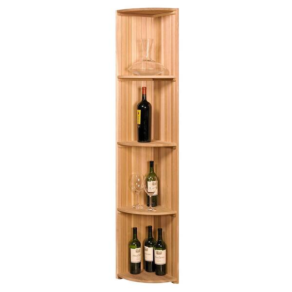 Vinotemp 19-Bottle Pine Floor Wine Rack