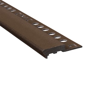 Novopeldano Maxi Slate 1/2 in. x 98-1/2 in. Composite Tile Edging Trim