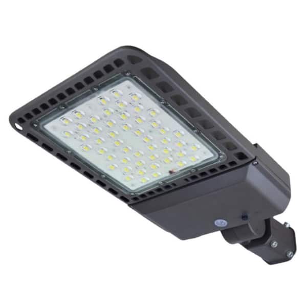 KOAOEIRS 1000-Watt Equivalent Integrated LED Bronze 200-Watt Parking Lot with Photocell Slip Fitter 5000K 28000 Lumens Area Light