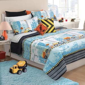 Safdie & Co. Multi-Colored Graphic Twin Polyester Comforter Only