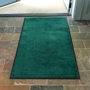 47"x71" Black PVC Door Mat Entrance Non Slip Welcome Floor Rug Commercial Carpet 