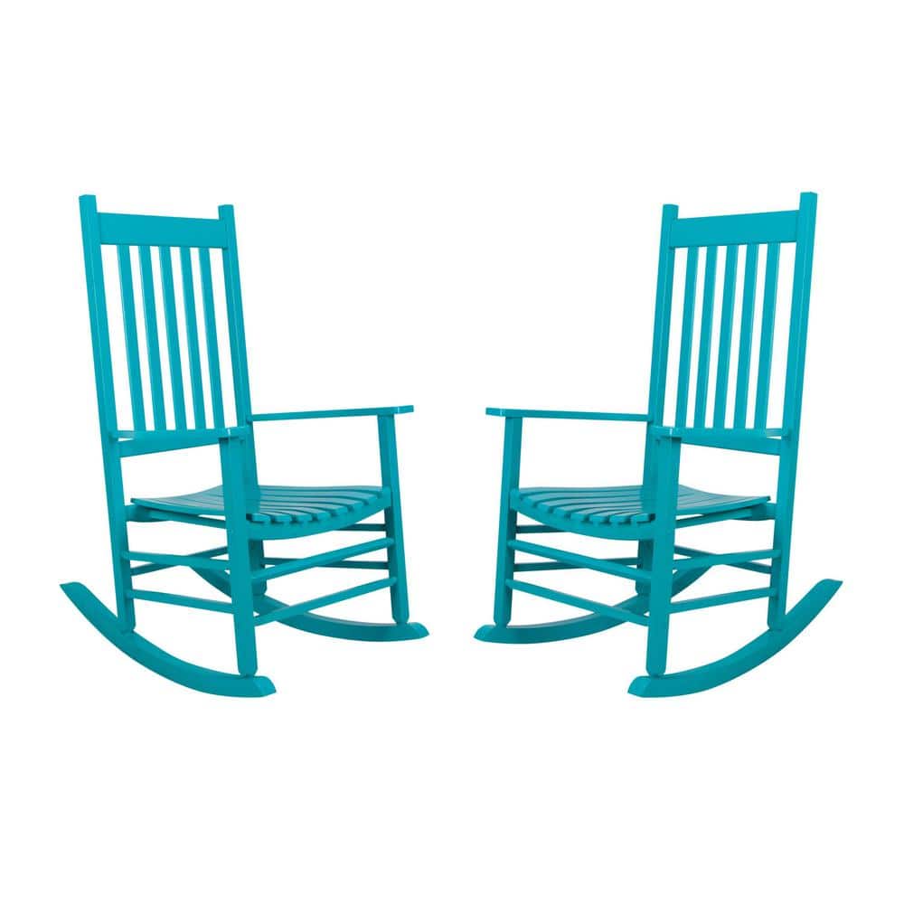 46 in H Aruba Wood Vermont Outdoor Rocking Chair (2-Pack), Porch Rocker, Patio Rocking Chair, Wooden Rocking Chair price history on PriceWatchPro