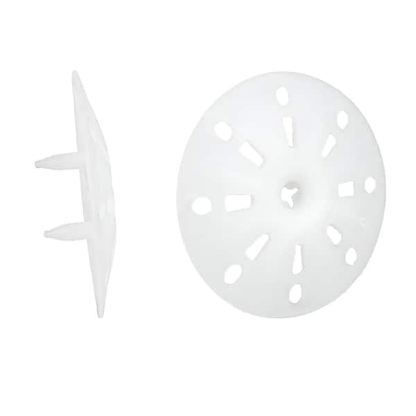 1.75 in. Plasti-Grip Ci Prong Insulation Washer 1000 EA White