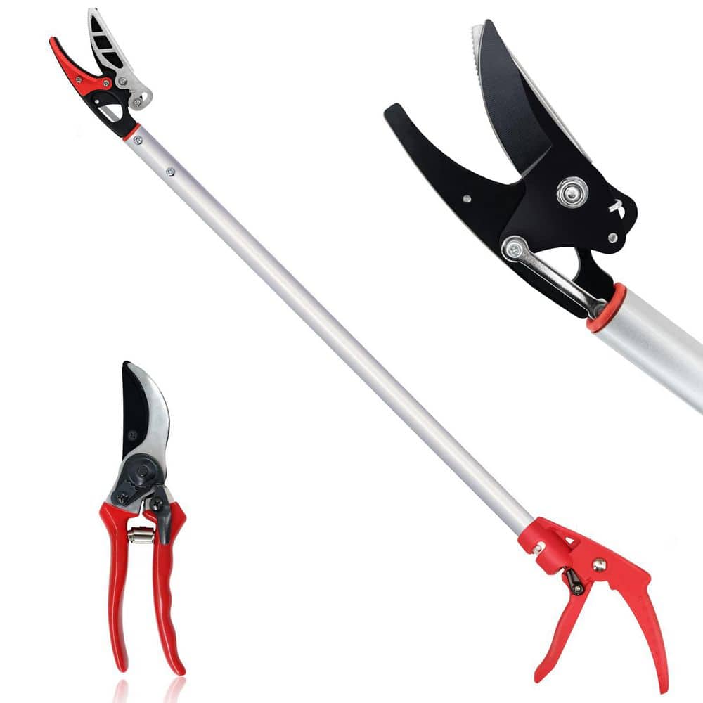32 in Long-Reach Grass Shears with Rotating Cutter Head and Cut and Hold Pruner Design price history on PriceWatchPro