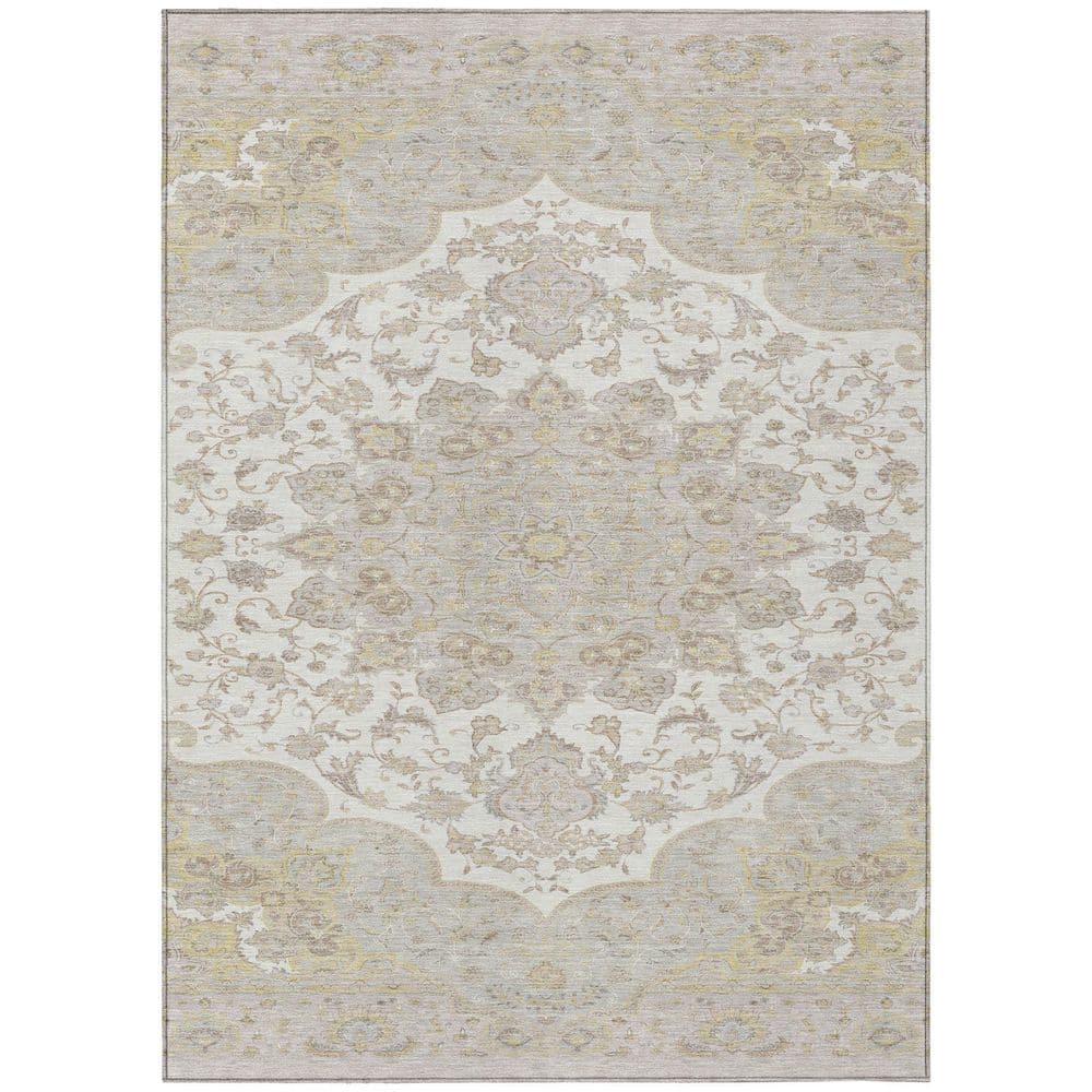 Chantille Machine Washable Indoor/Outdoor Abstract ACN2853 Ivory 5 ft. x 7 ft. 6 in. Area Rug price history on PriceWatchPro