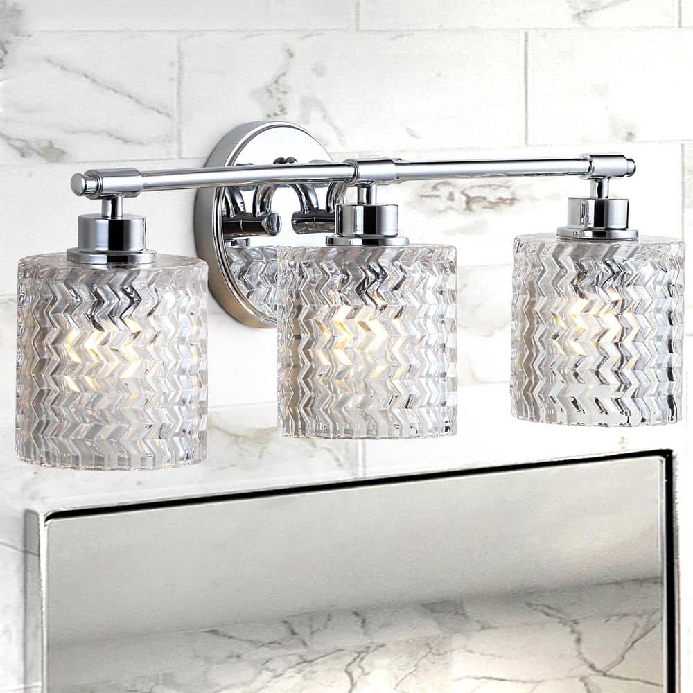 Eco-Friendly Chrome Cylinder 22" LED Vanity Wall Light
