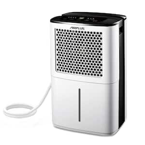 50 pt. 2,000 Sq. Ft. Dehumidifier in White, with Drain Hose and Bucket for Home, Quickly and Quietly Remove Moisture