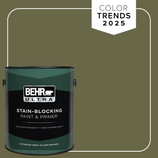 BEHR ULTRA 1 gal. #PPU9-24 Amazon Jungle Semi-Gloss Enamel Exterior Paint & Primer