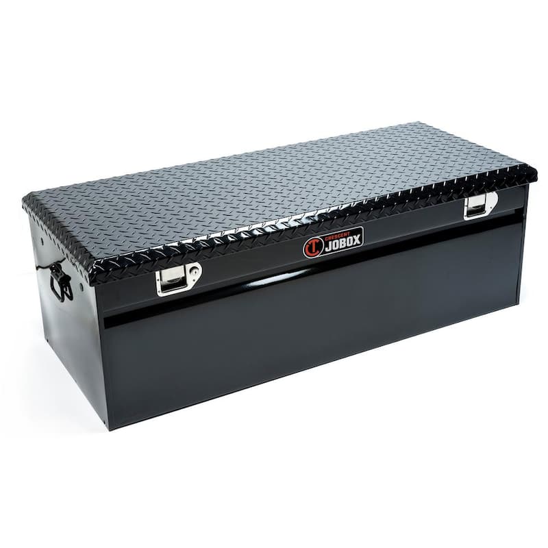 Jobox 49 in. Black Hybrid Steel/Aluminum Full Size Portable Truck Tool Box Chest