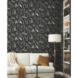 Menagerie Unpasted Wallpaper (Covers 60.75 sq. ft.)