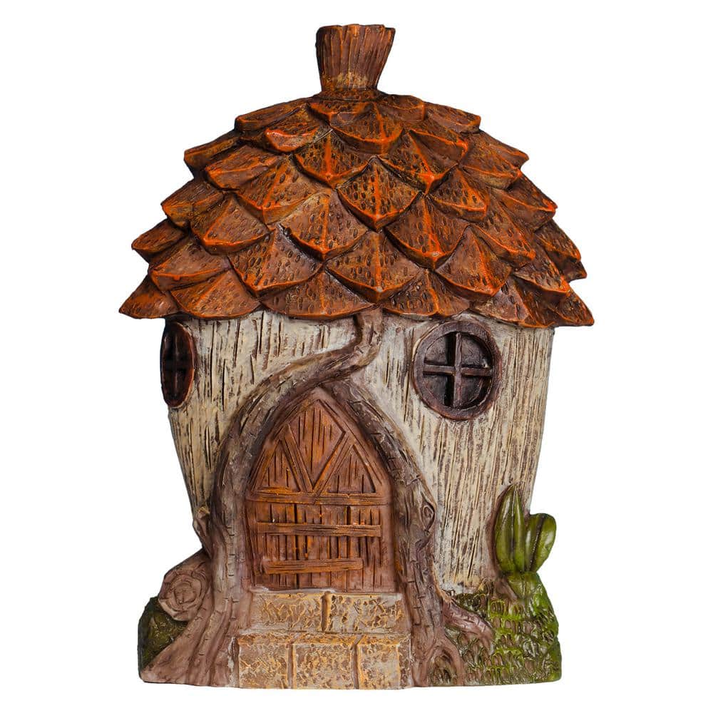 Adoring Acorns 11-Piece Brown Polyresin Fairy Garden Kit