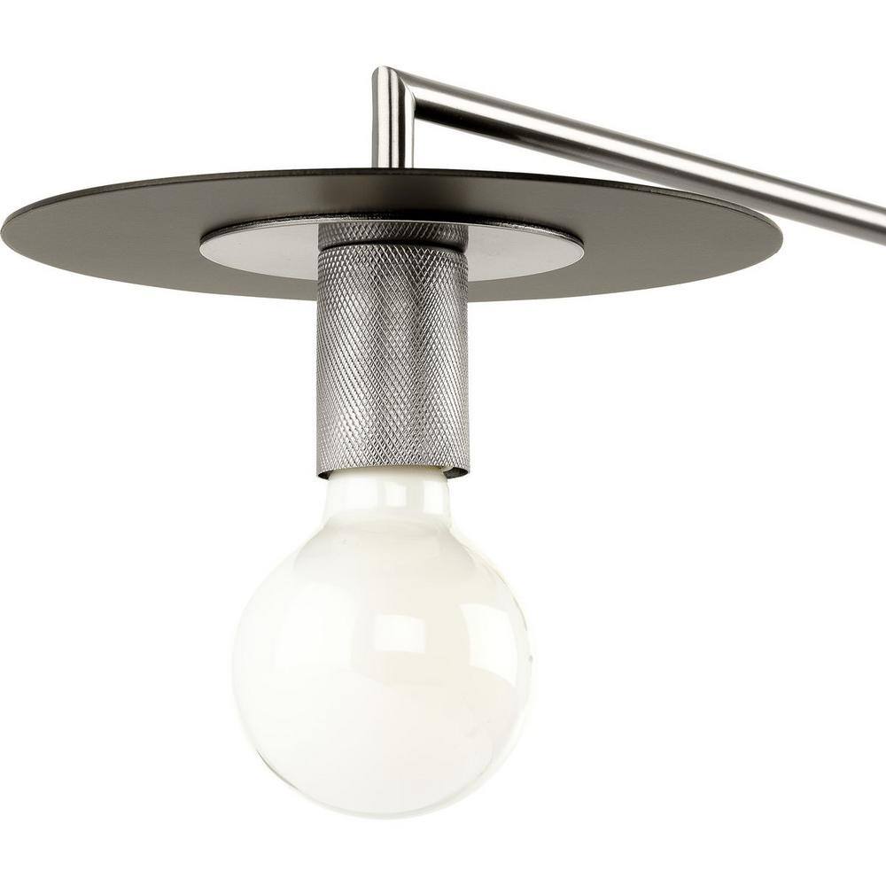 Trimble Brushed Nickel Two Light Linear Chandelier