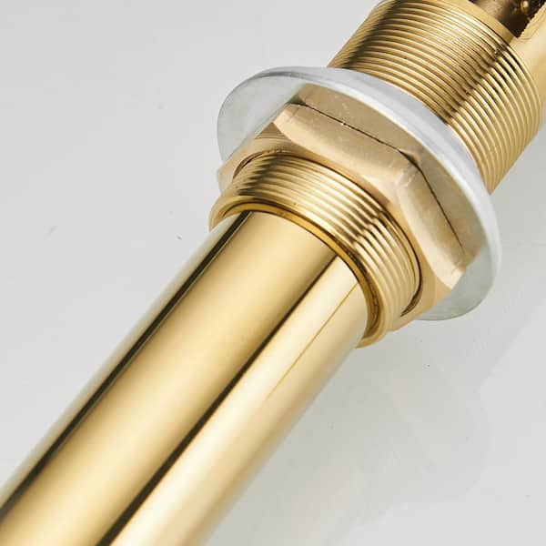 1-5/8 in. Bathroom Sink Pop-Up Drain With Overflow in Gold
