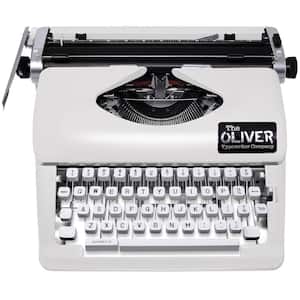 Timeless Manual Typewriter in White