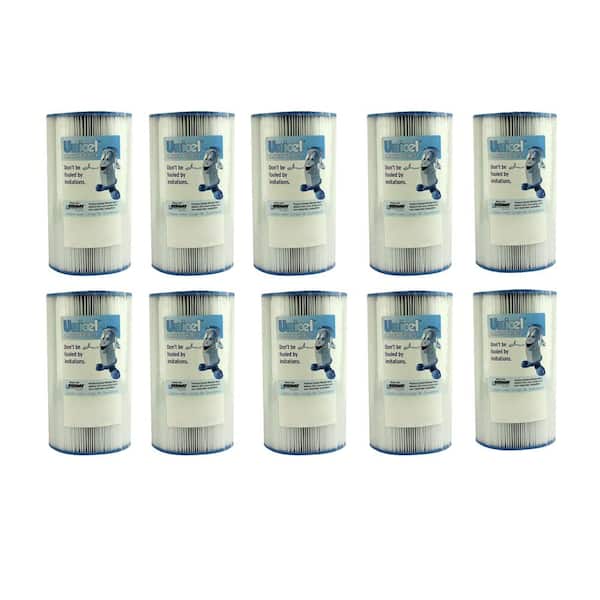 Unicel 6 in. Dia 30 sq. ft. Pool/Spa Replacement Filter Cartridge (10-Pack)