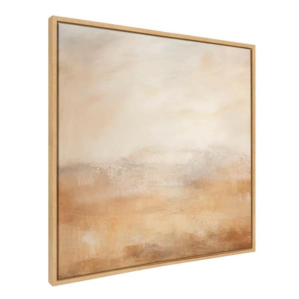 Sylvie Tonal Abstract Framed Canvas by the Creative Bunch Studio (Set of 1) Abstract Art Print 30.00 in. x 30.00 in.