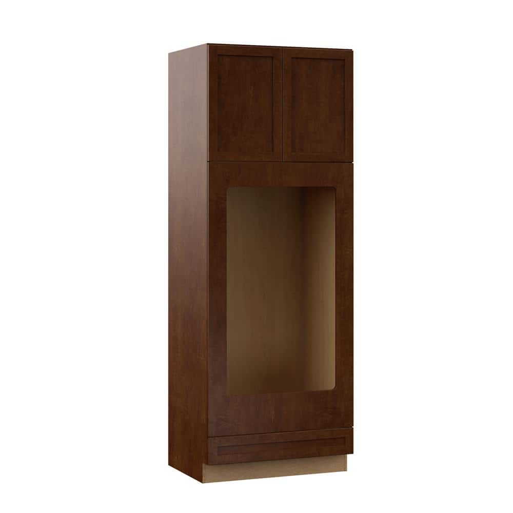 Designer Series Soleste Assembled 33x90x23.75 in. Double Oven Kitchen Cabinet in Spice price history on PriceWatchPro