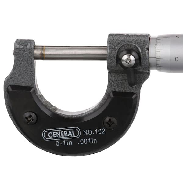 General 102 Utility Micrometer 0 to 1 in for sale online 