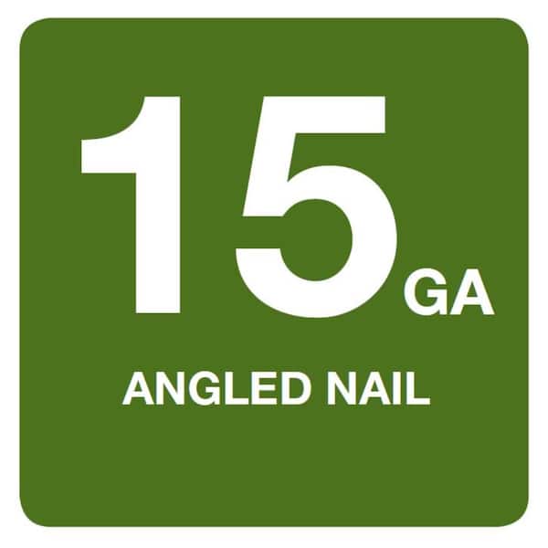 1-1/2 in. x 15-Gauge Bright Finish Angled Nails (2500 Per Box)