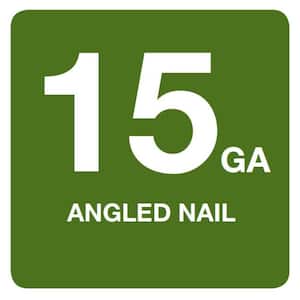 2 in. x 15-Gauge Bright Finish Angled Finish Nails (2500 Pieces)