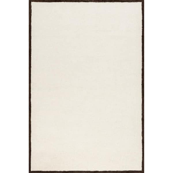 RUGS USA Pierre Wool Ivory 6 ft. x 9 ft. Indoor/Outdoor Patio Rug